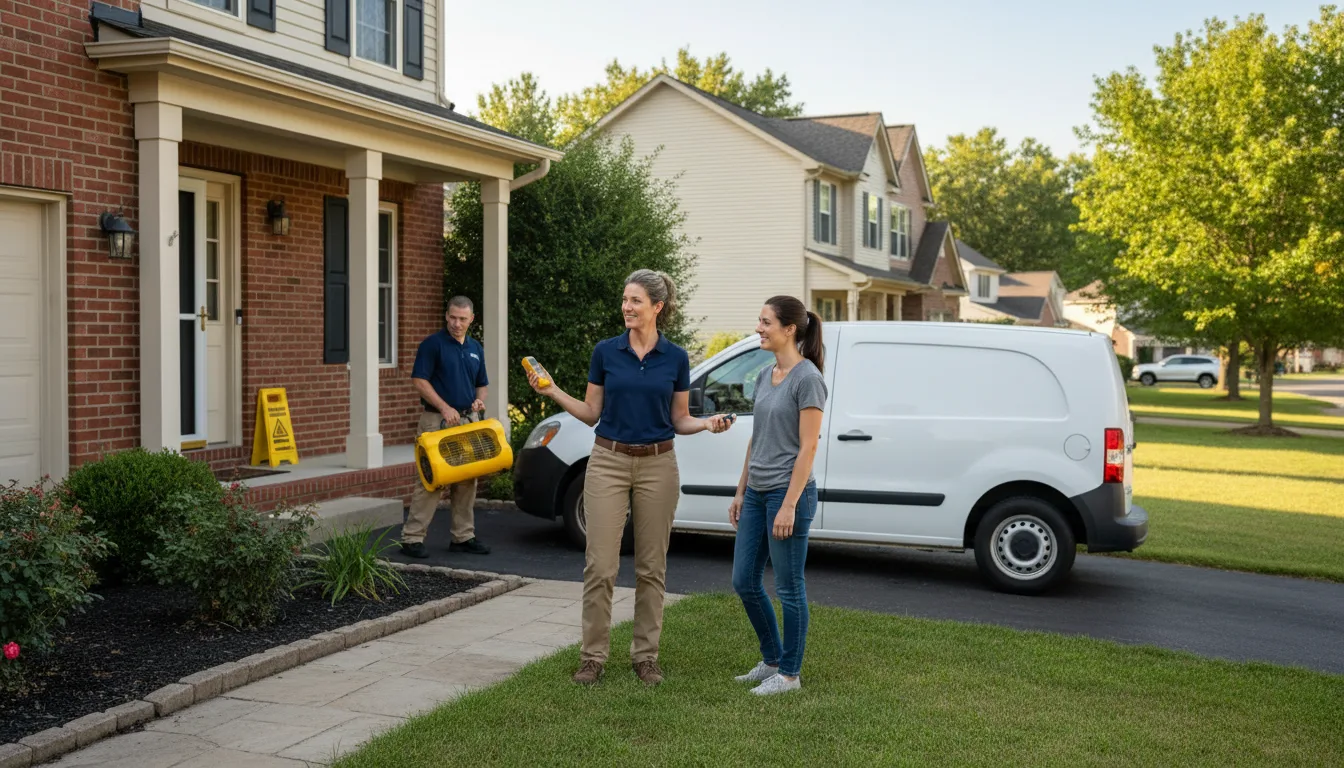 Water restoration image for Dehumidification And Cleanup Services in Alexander, ND